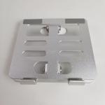 Vertical Adjustable Height T3 Aluminum Laptop Stand PVDF Finish For Desk Top
