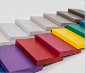 Wholesale MDF Powder Coating Paint Melamine MDF Coated Board For Furniture from china suppliers