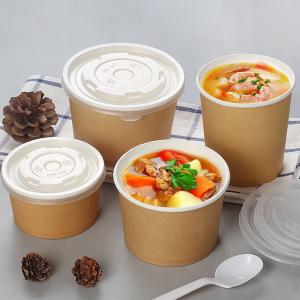 Wholesale Customized Cheap Hot Insulated Double PE 28oz Recyclable Paper Bowls from china suppliers