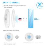 3 Modes 450mAH 6 Led Motion Sensor Closet Light / Rechargeable Led Wardrobe