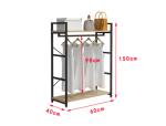 Modern Style Clothing Shop Display Racks Wall Mounted Clothing Rack For Shopping