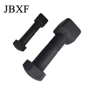 Wholesale Crawler Excavator Flat Head Track Shoe Bolt And Nut M16X1.5X53F from china suppliers