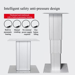 Electric Lifting Column System, Lift Table, Three height settings with free