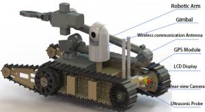 Wholesale Compact Military Eod Working Time 2-5 Hours Robot Size 70*49*18 Battery Rechargeable Lithium Battery from china suppliers