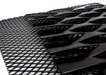 Big Hole Black Powder Coated Expanded Aluminium Mesh