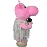 Unwashable Cute Plush Dolls Musical Hippo Design Embroidery Logo 12 Inch