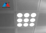 Matte White Acoustic Ceiling Tiles , Powder Coated Metal Suspended Ceiling Tiles