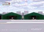 100 Km/H Civil Military Aviation Hangar Tent With LED Lighting