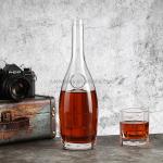 Super Flint Glass Custom Liquor Bottle for Vodka Gin Whiskey Tequila Spirit in
