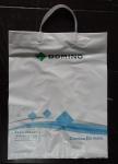 Reusable Hard Plastic Handle Bag With Reinforced Paper Card
