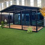 Fireproof Modular Expandable Homes Prefab Shipping Container Homes steel