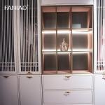 Bedroom Cream Tailored Wardrobe Romantic French Style For With Pull Out Mirror