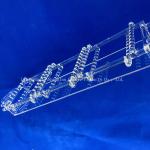 Customized Transparent Semiconductor Photovoltaic Fused Silica Boat Quartz Glass