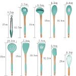 Heat Resistant Silicone Spatula Kitchenaid Utensils Eco Friendly 10 Pieces