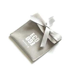 Wholesale Custom printed envelope suede jewelry pouches with ribbon from china suppliers