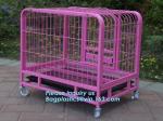 wholesale heavy duty stainless steel dog cage , large double foldable dog kennel