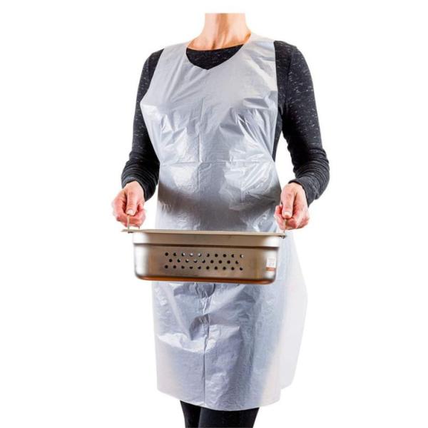 Polyethylene Disposable Plastic Apron Water Resistant For Hospitals