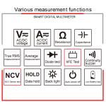 Standard Bench Smart Multimeter Crown Multimeter Digital Professional Multimeter