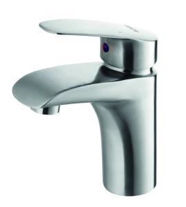 Wholesale Washbasin Faucet SUS 304 Basin Faucets Bathroom Low Model Brushed Basin Faucets from china suppliers