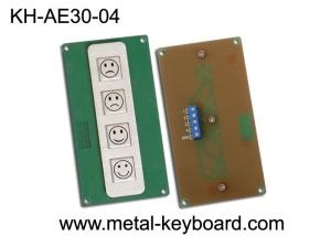 Wholesale 4 Keys Metal Kiosk Keyboard , stainless steel keypad for Service Evaluation Device from china suppliers