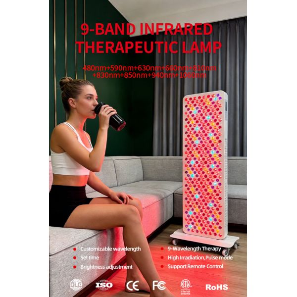 Full Body 9 Wavelength Infrared Red Light Therapy Panels