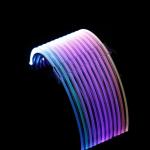 Glowing Cable Motherboard Synchronized 24Pin RGB Male to Female Extension Supply