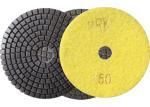 High Working Efficiency 4 " Resin Diamond Floor Polishing Pads For Stone