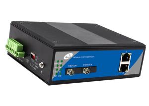 Wholesale 10/100/1000Mbps Industrial Fiber Optic Switch 2 POE Ethernet 2 Optical Port from china suppliers