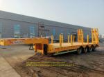 Low Bed Heavy Duty Semi Trailers trailer 3Axle 60T Transporter