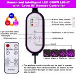 Remote Control SMD 5730 Indoor Plant Grow Lights 10 Dimmable Brightness