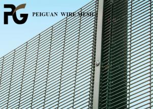 Wholesale Residential Anti Climb Welded Mesh , PVC Coated 358 Security Fence from china suppliers