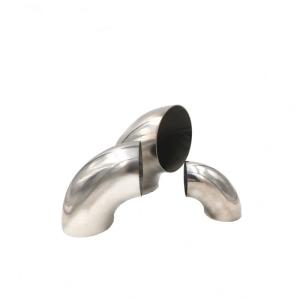 Wholesale Titanium Gr1 Titanium Alloy Steel Pipe Fitting 3&quot; Butt Welding LR Elbow SCH40 ASME B16.9 from china suppliers