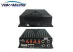 H.264 Standalone Mobile DVR For Vehicles Black 3G Mobile DVR With GPS