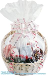 Wholesale Large Cello/Cellophane Bags,30x 40 Inches Clear Basket Bags OPP Plastic Cellophane Wrap For Gift Baskets Packaging from china suppliers