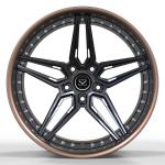 Bronze Grey 2 Piece Wheels For Camaro Staggered 19inch Alloy Car Rims
