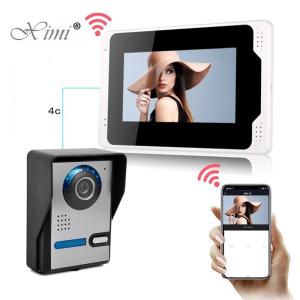 Wholesale 7&quot; 1.0MP 3.6mm Camera WIFI Video Intercom With RFID Card from china suppliers