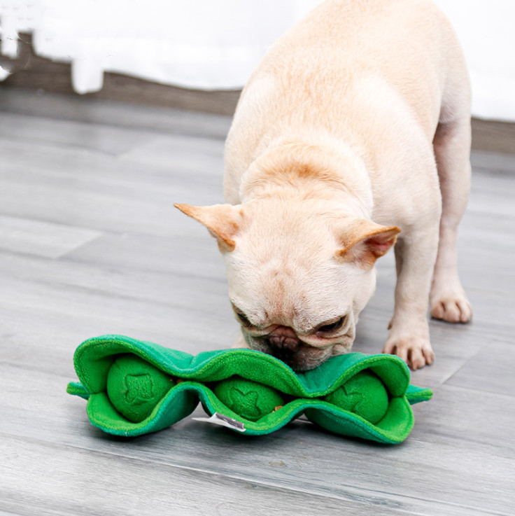 Polar Fleece Dog Sniffing Mat Odm Interactive Plush Toys For Pets