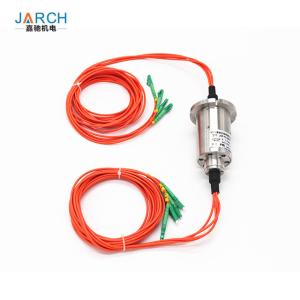 Wholesale 4 Channels FORJ Fiber Optic Rotary Joint slip ring 12mm IP66,IP68 from china suppliers