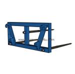 Farm Machinery Euro Hitch 3 Prong Bale Spear , Tractor Implements Attachment