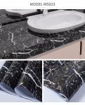 Smooth Waterproof Pvc Self Adhesive Marble Decorative Wallpaper for Furniture