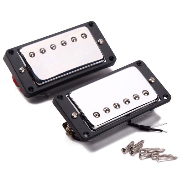 Double Coil Pickup Humbucker LP Electric Guitar Neck 8k & Bridge 14.5k Metal