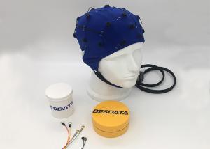 Wholesale High Density EEG Electrode Cap Breathable , Medical Wireless Eeg Electrodes Multi Color from china suppliers