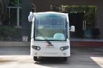 White 14 Seats Tourist Resort Car Battery Used Electric Sightseeing Car With
