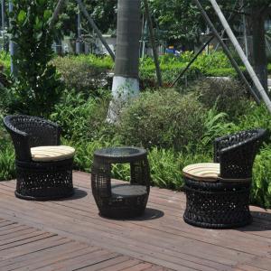 Wholesale Modern Design Wicker Rattan Table Chairs for Outdoor Entertaining Spaces from china suppliers