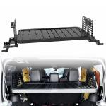 BLACK Aluminum Alloy Tail Foldable Table Camping Cargo Shelf Storage Rack Back