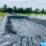 Outdoor HDPE Sheet Plastic Membrane for Water Reservoir and Fish Tank in Black