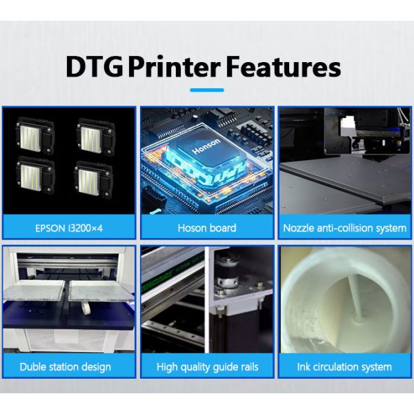 Professional DTG Printer with Advanced RIP Software Compatibility