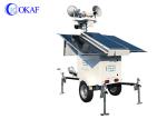3 - 10m Mobile Sentry Security Trailer People Counting 1080P 4G GPS CCTV