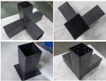 Sample Metal Processing Welding Black Powder Coating Heavy Duty Corner Pergola
