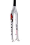White / Black Rigid Custom Bike Forks 800 Grams With SPF Forming Technology